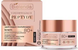 Sejas krēms Bielenda Ujędrniające Peptydy 80+ — nostiprinošs un atjaunojošs pretgrumbu dienas un nakts krēms, 50 ml