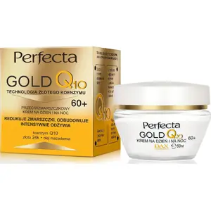 Крем для лица дневной и ночной против морщин DAX PERFECTA Gold Q10 60+ 50 мл