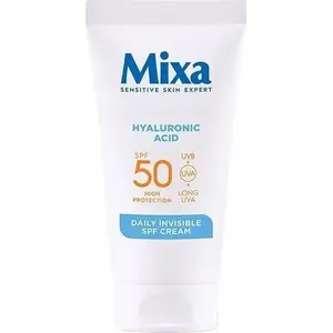 Dienas mitrinošais krēms SPF 50 ar hialuronskābi 50 ml — Mixa