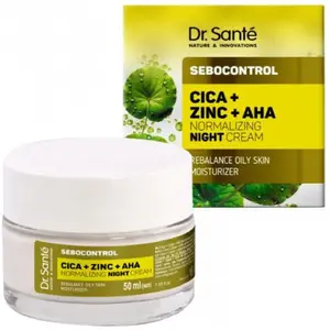 Night Regulating Sebum Cream Dr Sante Sebocontrol Cica + Zinc + AHA 50 ml