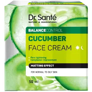 Face cream Dr Sante Balance Control mattifying for normal and oily skin with cucumber 50 ml