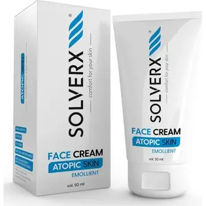 Крем для лица Solverx Atopic Skin 50 мл — успокаивающий уход для чувствительной и атопичной кожи