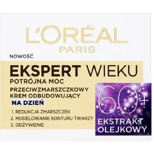 Day anti‑wrinkle rebuilding cream L’Oreal Paris Ekspert Wieku 60+ 50 ml