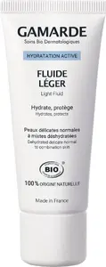 Mitrinošs fluīds normālai un kombinētai ādai Gamarde 40–50 ml (vieglas sejas mitrināšana)