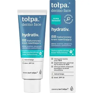 Dienas mitrinošs BB krēms SPF 30 tołpa Dermo Face Hydrativ Hialuronowy 40 ml