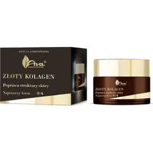 Repairing cream Ava Złoty Kolagen 50 ml — face and neck collagen treatment