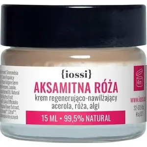 Facial Cream Iossi Aksamitna Róża 15 ml — regenerating and moisturizing with acerola, rose and algae