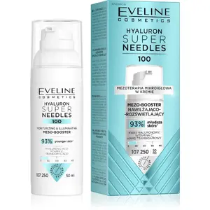 Увлажняющий и Осветляющий Мезо-бустер-гель Eveline Hyaluron Super Needles 50 мл