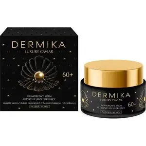 Day and night regenerating cream Dermika Luxury Caviar 60+ 50 ml — active anti-aging care