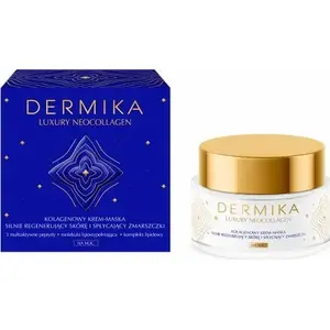 Nakts kolagēna krēms-maska Dermika Luxury Neocollagen 50 ml — atjaunojošs, samazina grumbas