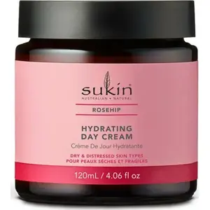 Dienas mitrinošais sejas krēms Sukin Rosehip Hydrating Day Cream 120 ml