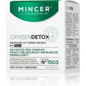 Ночная восстанавливающая крем-маска Mincer Pharma Oxygen Detox №1503 — 50 мл