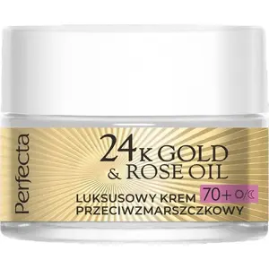 Dienas un nakts pretgrumbu krēms Perfecta 24K Gold & Rose Oil 70+ 50 ml