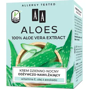AA 100% Алоэ Питательный Увлажняющий Крем — для лица и тела, 059678