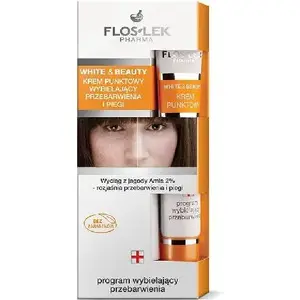 Отбеливающий точечный крем Floslek White and Beauty 20 мл — для устранения пигментных пятен