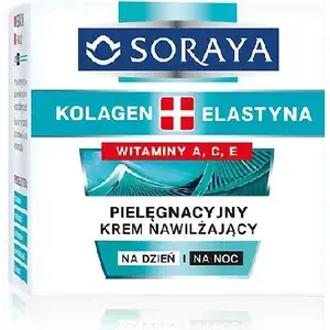 Увлажняющий дневной и ночной крем Soraya Kolagen Elastyna 50 мл — крем для лица с коллагеном и эластином