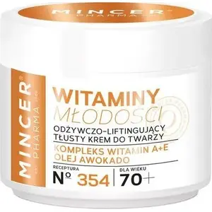 Крем для лица Mincer Pharma Witaminy Młodości 70+ питательно-лифтинговый 50 мл