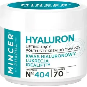 Krēms Mincer Hyaluron Krem liftingujący 70+ 50 ml — liftinga hialurona krēms 70+ ādas