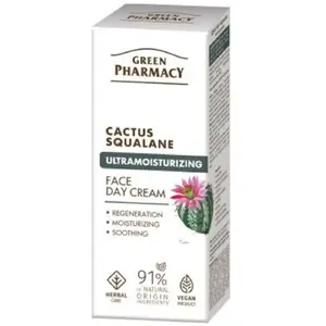 Dienas sejas krēms Green Pharmacy Cactus Squalane 50 ml — ultramitrinošs ar kaktusu un skvalānu