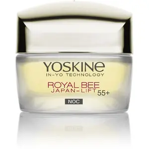 Nakts sejas krēms Yoskine Royal Bee Japan-Lift 55+ 50 ml — pretgrumbu