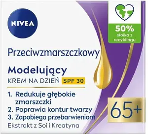 Day face cream No name NIVEA Przeciwzmarszczkowy 65+ 50 ml — anti-wrinkle day cream for mature skin