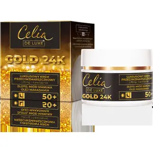 Pretgrumbu krēms sejai Celia Celia Gold 24K 50+ 50 ml