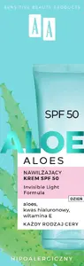 Mitrinošs sejas krēms SPF50 AA Aloes 40 ml