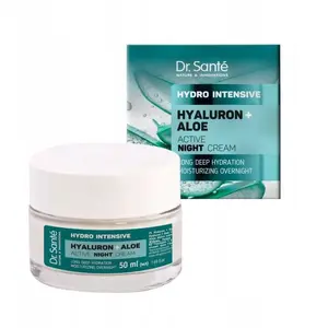 Nakts sejas krēms Arganicare DR.SANTE Hydro Intensive Hyaluron + Aloe 50 ml
