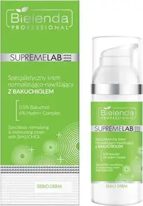 Крем для лица Bielenda Professional SupremeLab нормализующий и увлажняющий с бакучиолом 50 мл