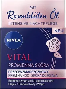 Ночной крем Nivea Vital Promienna Skóra — против морщин, 50 мл