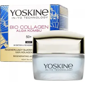 Nakts atjaunojošs sejas gels Yoskine Bio Collagen Alga Kombu 50+ 50 ml