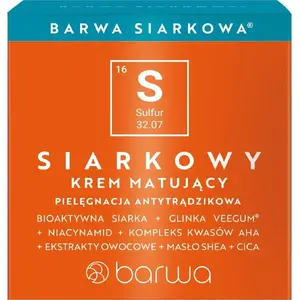 Матирующий крем для лица Barwa Siarkowa 50 мл — крем с серой