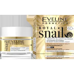Концентрированный ультра-восстанавливающий крем Eveline Royal Snail 60+ для дня и ночи 50 мл