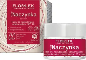 CC krēms Floslek stopNaczynka SPF20 50 ml — mitrinošs un stiprinošs tonālais krēms