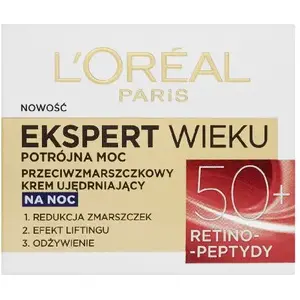 Ночной подтягивающий крем против морщин L’Oréal Paris Ekspert Wieku 50+ 50 мл