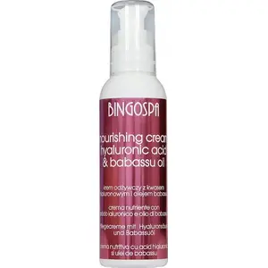 Face Cream BingoSpa Krem odżywczy z kwasem hialuronowym 135 g — nourishing hyaluronic acid cream