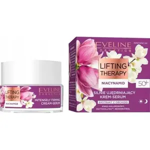 Крем‑серум для лица Eveline Lifting Therapy Niacynamid 50+ 50 мл — укрепляющий антивозрастной уход