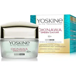 Крем для лица Yoskine Okinawa Green Caviar 50+ лифтинговый 50 мл