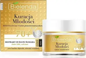 Крем против морщин ревитализирующий для дня и ночи 50 мл, Bielenda Kuracja Młodości 70+
