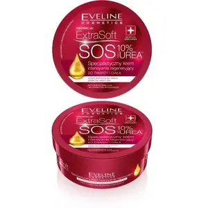 Cream Eveline Extra Soft SOS 10% Urea intensive regenerating for face and body 175 ml