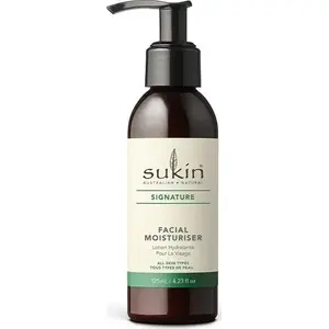 Face moisturizer Sukin Facial Moisturizer Light 125 ml — lightweight daily hydrating cream with pump
