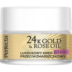 Anti-Wrinkle Cream Perfecta 24K Gold & Rose Oil for 60+ 50 ml