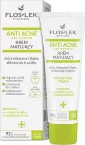 Sejas krēms Floslek ANTI ACNE 24H SYSTEM kombinētai/taukainai nosliecei uz pinnēm 50 ml