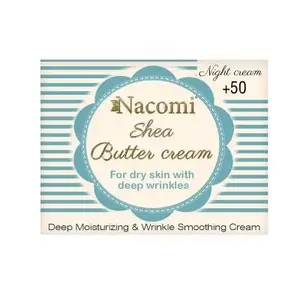 Ночной крем с маслом ши Nacomi 50+ для зрелой кожи 50 мл