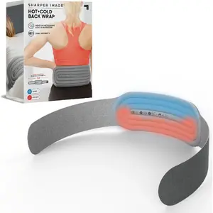 Muguras pārsējs Sharper Image Back bandage with heat and cold — atkārtoti lietojams siltuma/aukstuma terapijas ietīts
