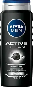 Гель для душа Nivea Active Clean 3 в 1 500 мл — очищение, увлажнение, свежесть