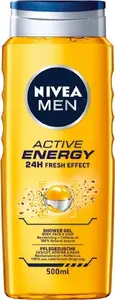 Dušas želeja Nivea Men Active Energy 500 ml — Nivea, 500 ml vīriešiem