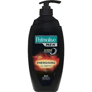 Dušas želeja Palmolive Men Energising 750 ml — atsvaidzinošs vīriešu ķermeņa mazgāšanas līdzeklis
