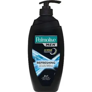 Dušas želeja Palmolive Men Refreshing 750 ml — vīriešu dušas želeja 750 ml