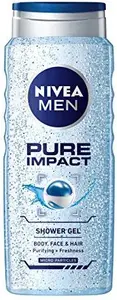 Гель для душа Nivea Pure Impact 3-в-1 500 мл — для тела, лица и волос